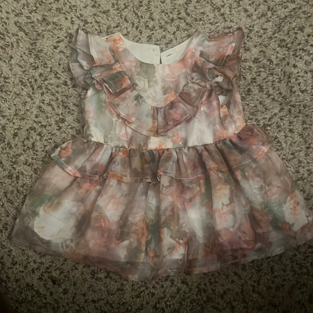 3-6months dress multicolored